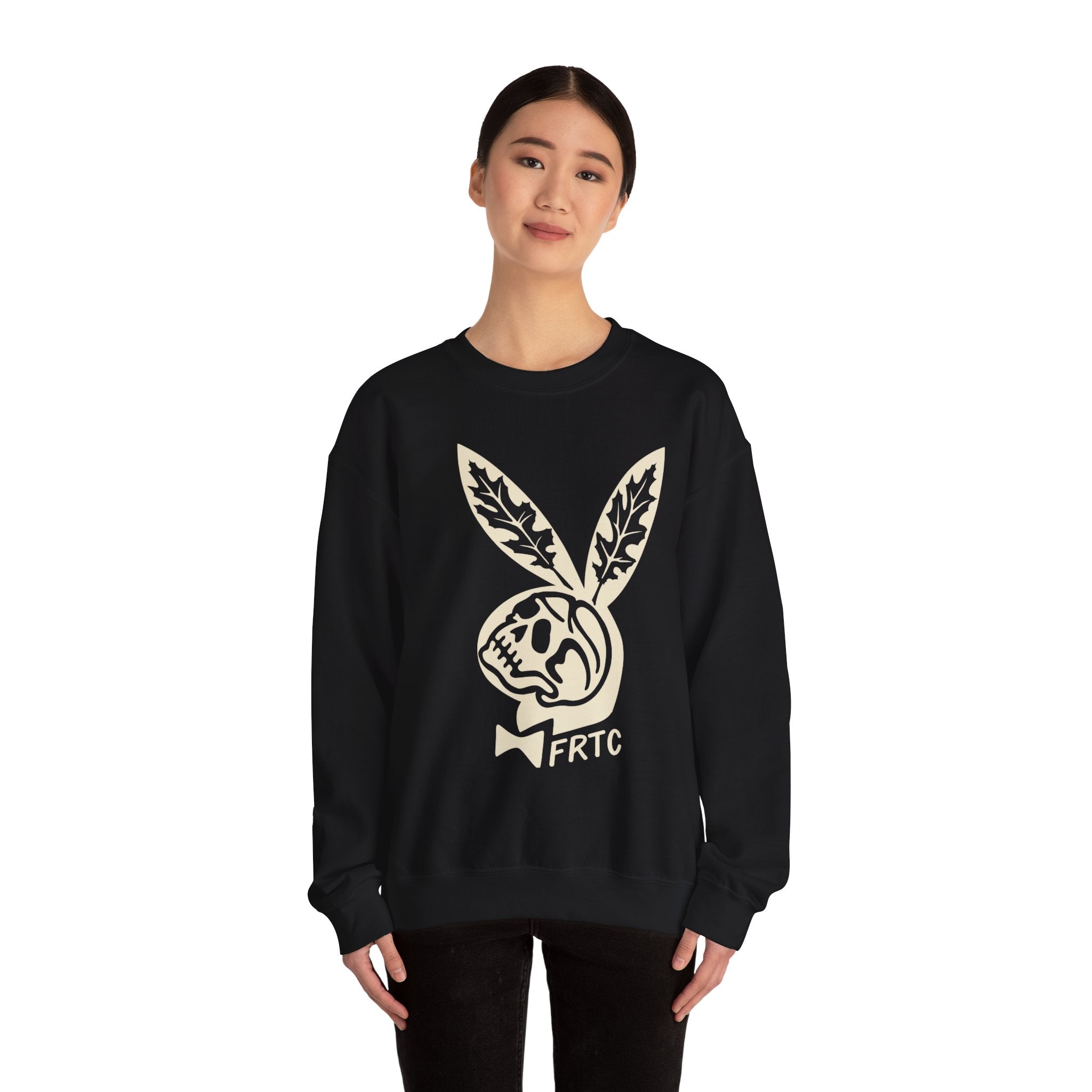 Playful Chic Crewneck Sweatshirt with Iconic Design