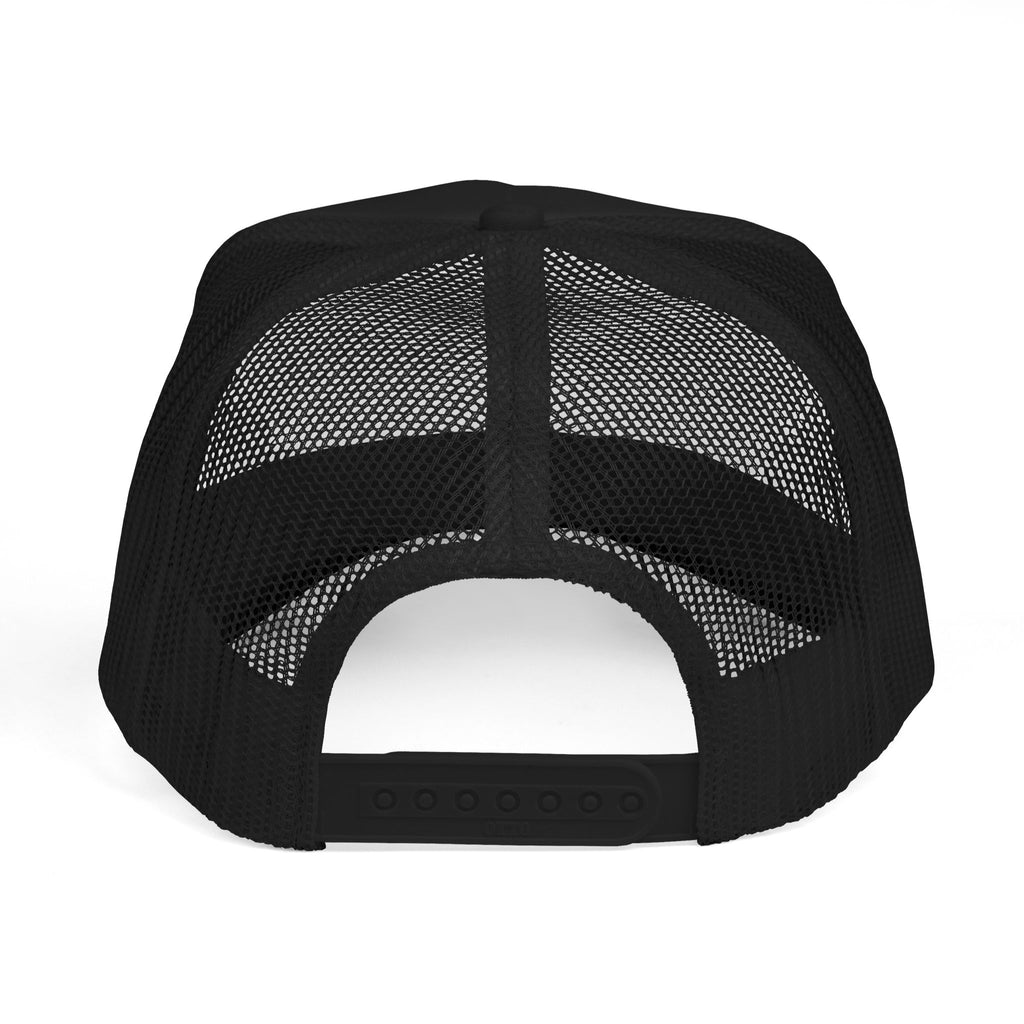 Embroidered Foam Trucker Hat - Fall River Tattoo Co., Adjustable Outdoor Cap, Unique Gift for Him, Trendy Streetwear Headwear