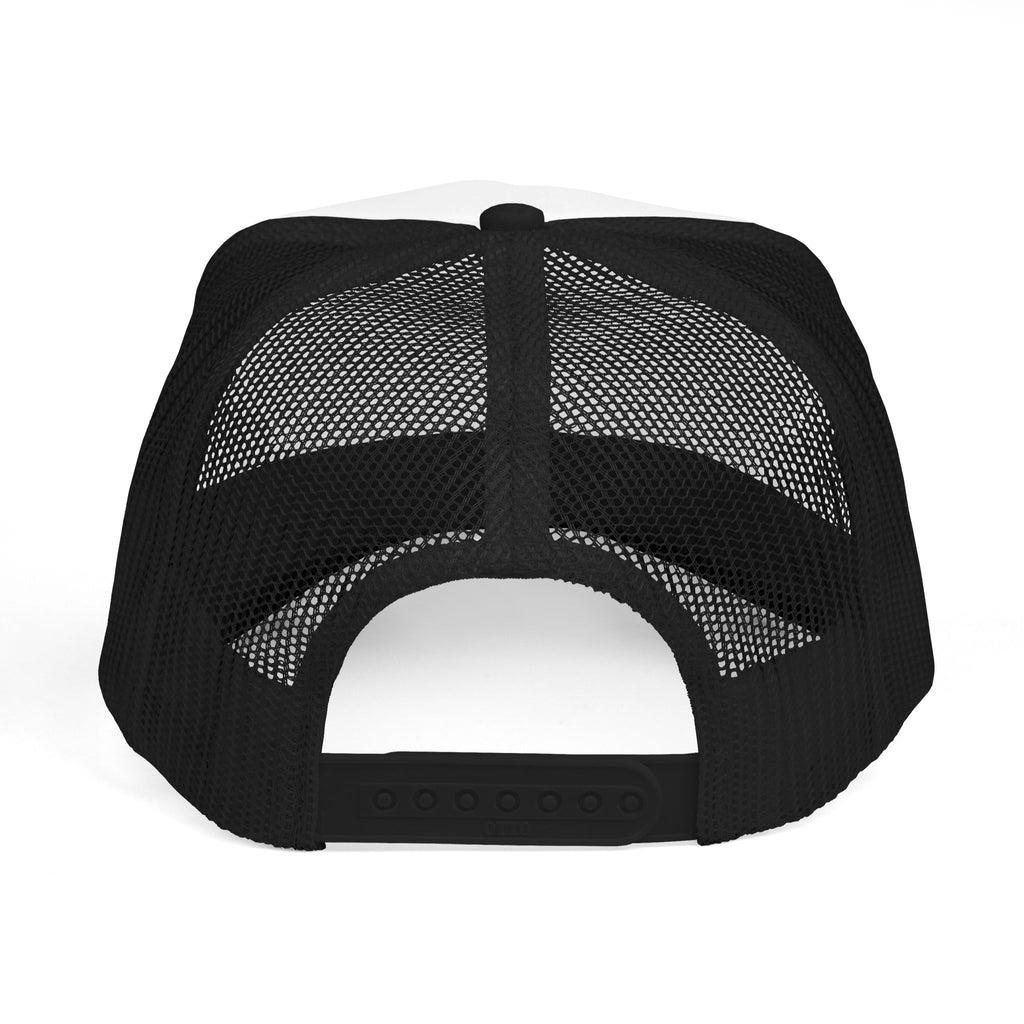 Embroidered Foam Trucker Hat - Fall River Tattoo Co., Adjustable Outdoor Cap, Unique Gift for Him, Trendy Streetwear Headwear