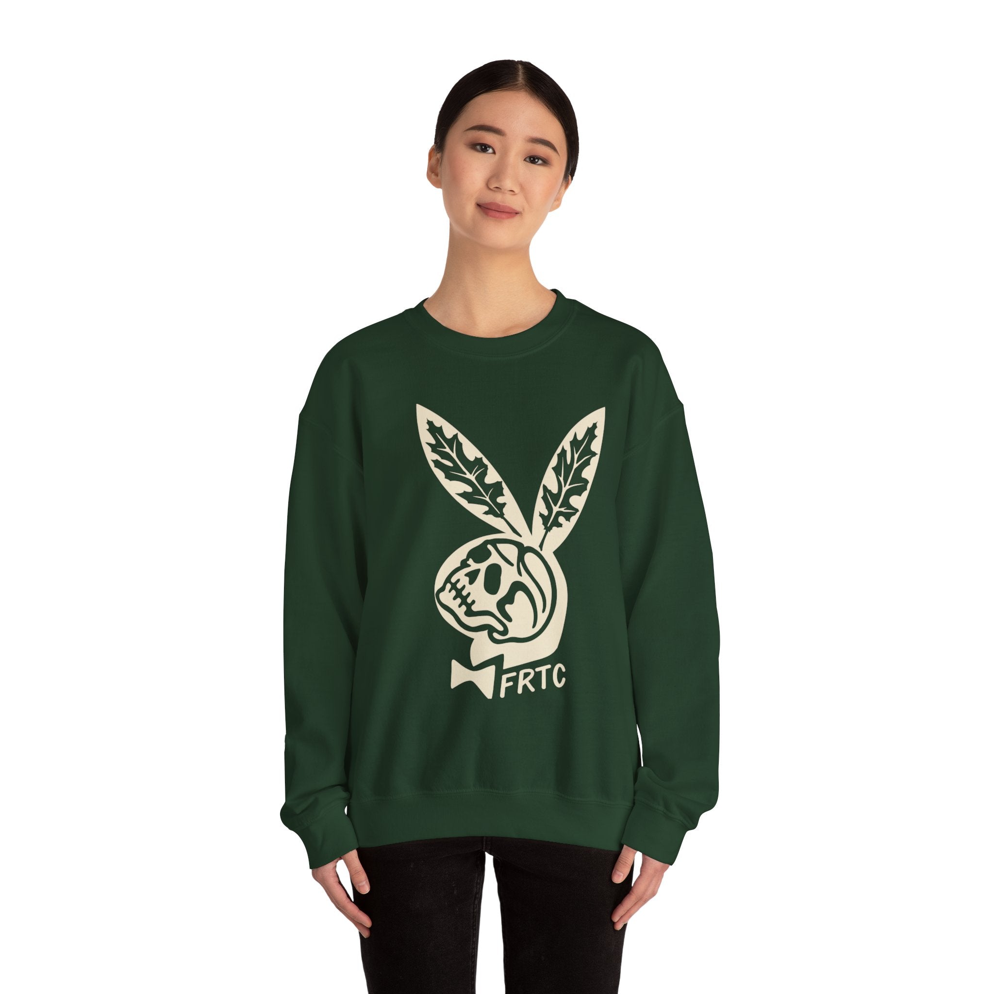 Playful Chic Crewneck Sweatshirt with Iconic Design